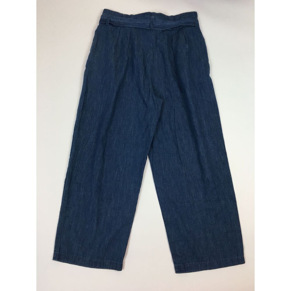 Re-Imagined J. Crew High Rise Paper Bag Denim Pant - Picture 4 of 8